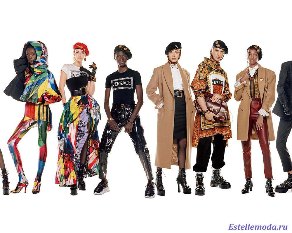 Коллекция Versace осень-зима 2018 2019 на Неделе моды в Милане