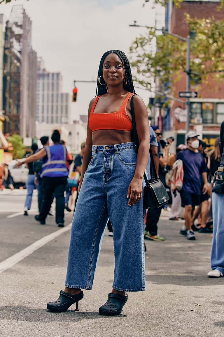 стритстайл Нью-Йорка, джинсовая мода